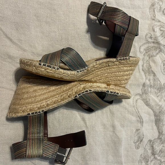 Vince Stefania’s multi metallic wedge, size 10 - Picture 2 of 12